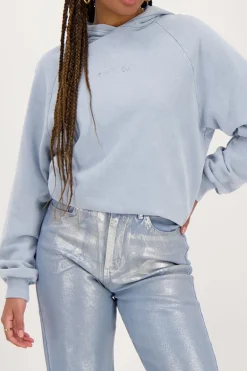 Blauwe Hoodie Paris étoile
