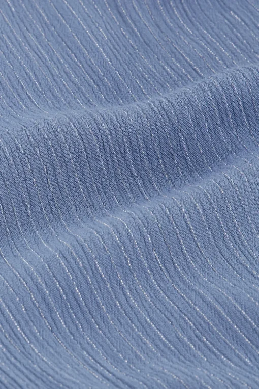 Blauwe Multiway Top Met Lurex