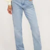 Blauwe Straight Leg Jeans