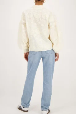 Blauwe Straight Leg Jeans