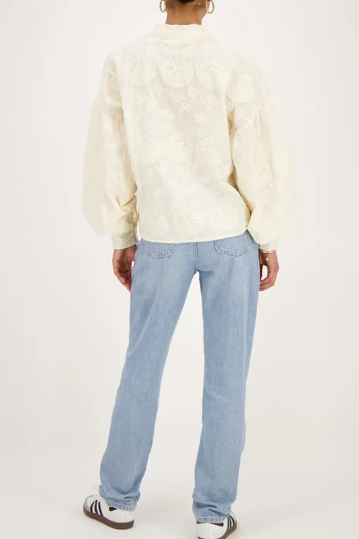 Blauwe Straight Leg Jeans