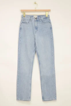 Blauwe Straight Leg Jeans
