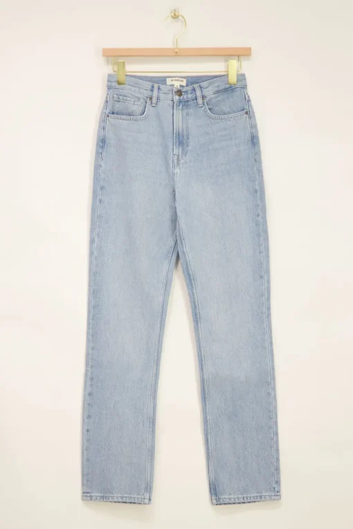 Blauwe Straight Leg Jeans