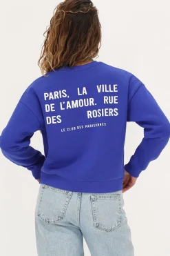 Blauwe Sweater "Paris La Ville"