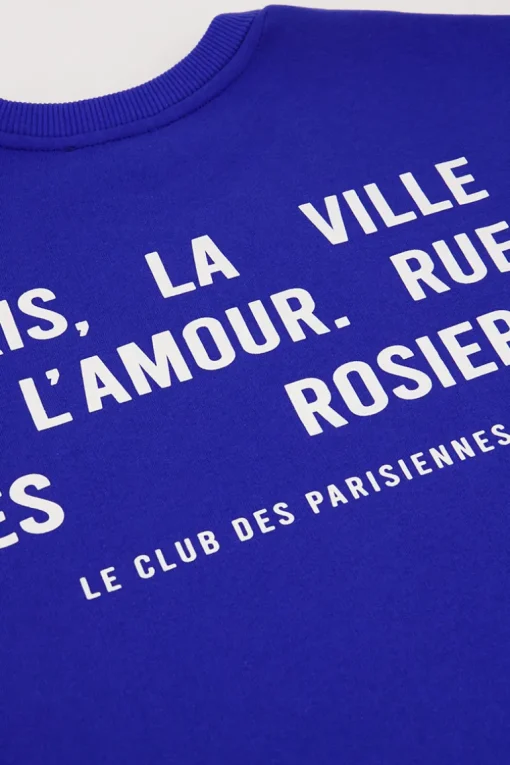 Blauwe Sweater "Paris La Ville"