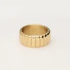 Bold Ring Met Ribbels