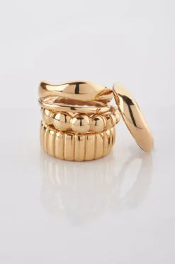 Bold Ring Met Ribbels