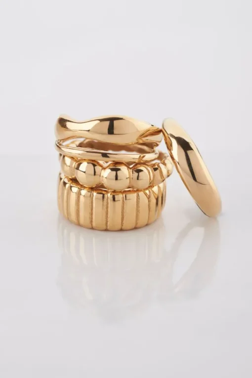 Bold Ring Met Ribbels