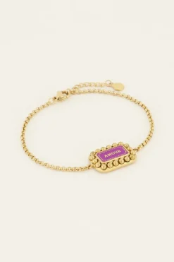 Bold Spirit Armband Paarse Amour Bedel
