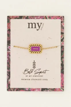 Bold Spirit Armband Paarse Amour Bedel