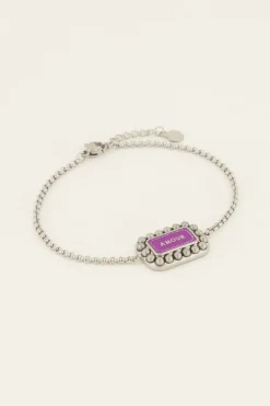 Bold Spirit Armband Paarse Amour Bedel