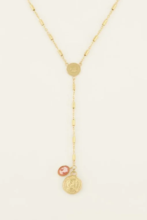 Bold Spirit Ketting Met Cameo & Munt