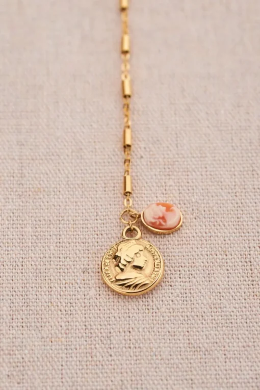 Bold Spirit Ketting Met Cameo & Munt