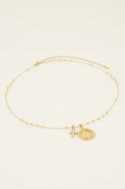 Bold Spirit Ketting Met Munt & Kruis