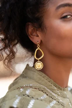 Bold Spirit Oorhangers Met Munt
