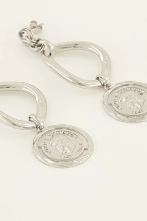 Bold Spirit Oorhangers Met Munt