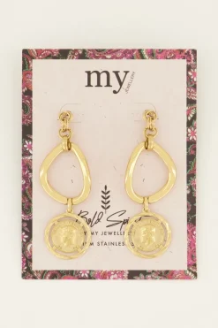 Bold Spirit Oorhangers Met Munt