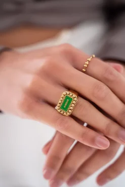 Bold Spirit Ring Groene Amour Bedel