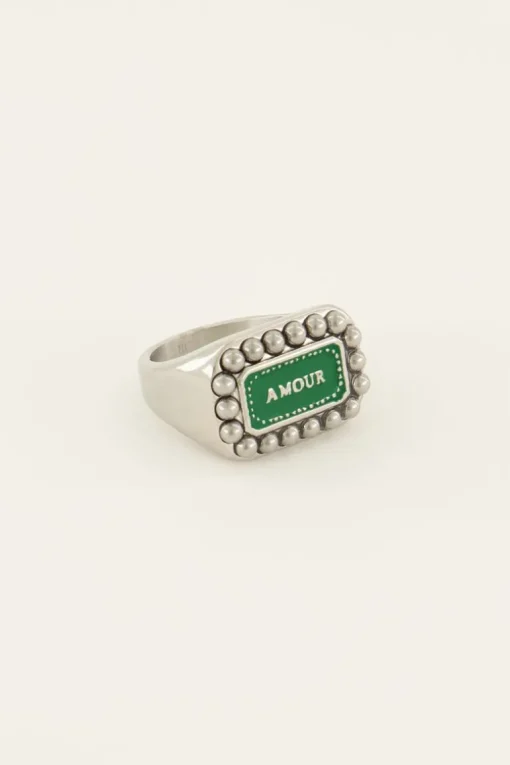 Bold Spirit Ring Groene Amour Bedel