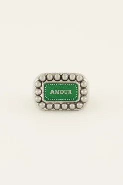 Bold Spirit Ring Groene Amour Bedel
