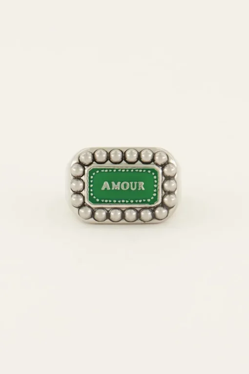 Bold Spirit Ring Groene Amour Bedel