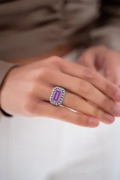 Bold Spirit Ring Paarse Amour Bedel