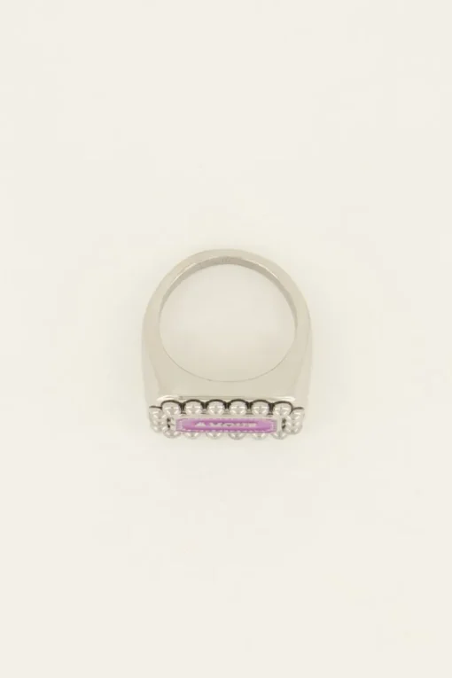 Bold Spirit Ring Paarse Amour Bedel