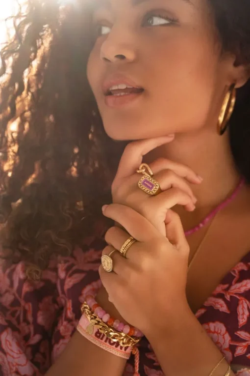 Bold Spirit Ring Paarse Amour Bedel