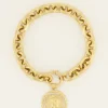 Bold Spirit Schakelarmband Met Munt