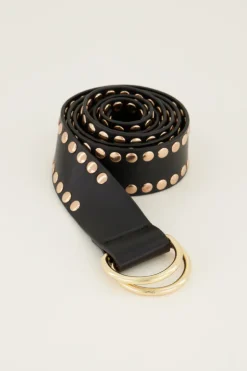 Brede Riem Met Goudkleurige Studs