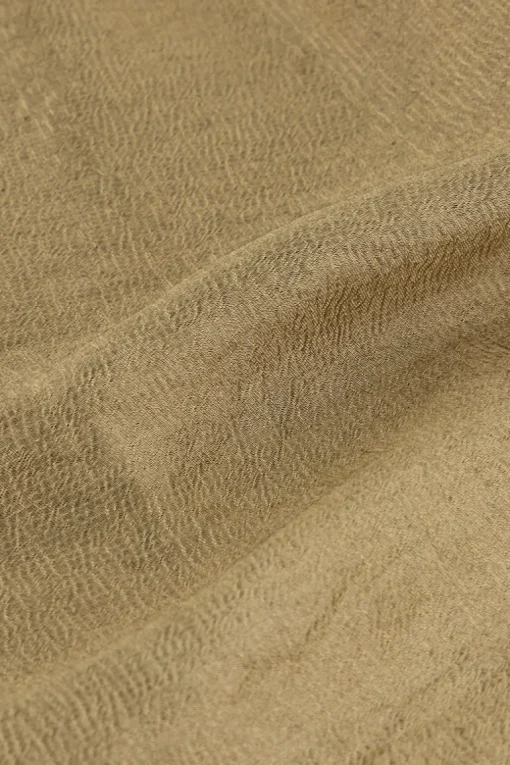 Bronzen Wide Leg Broek Met Elastieken Band