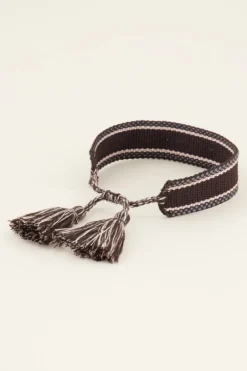 Bruine Bohemian Armband Believe