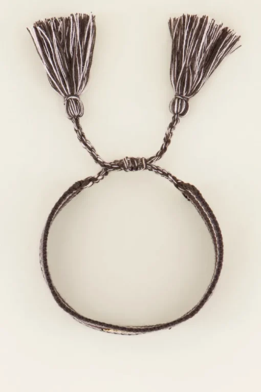 Bruine Bohemian Armband Believe