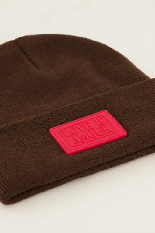 Bruine Muts Met Patch