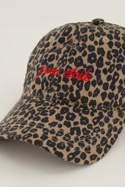 Bruine Pet Paris étoile Met Panterprint
