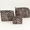 Bruine Toilettas Set Met Panterprint