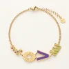 Candy Armband Love Paars