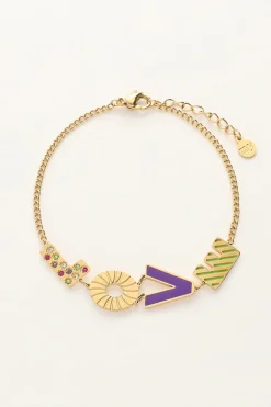 Candy Armband Love Paars