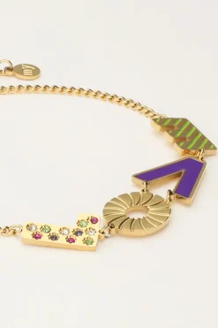 Candy Armband Love Paars