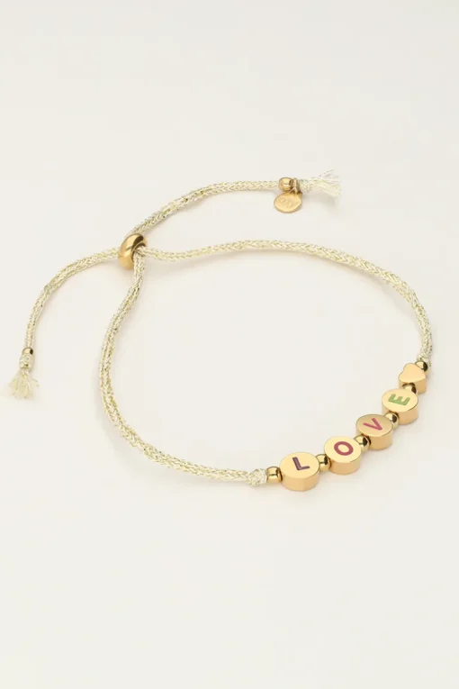 Candy Gouden Armband Love