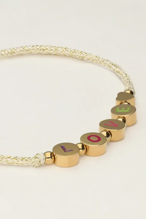Candy Gouden Armband Love