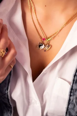 Candy Ketting Met Bedels En Groen Slotje