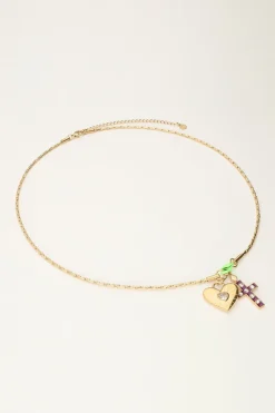 Candy Ketting Met Bedels En Groen Slotje