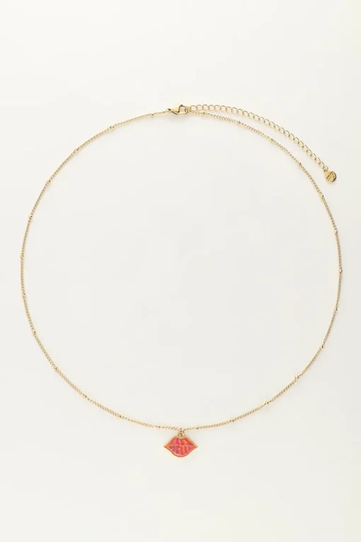 Candy Ketting Met Oranje Très Belle Bedel