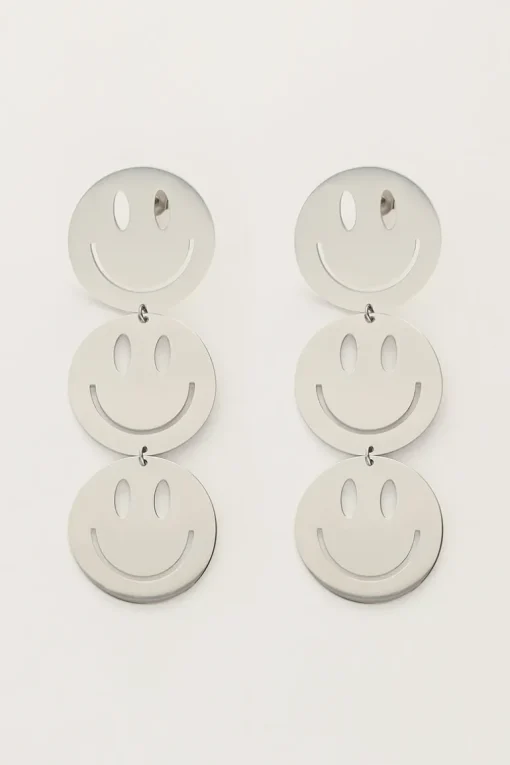 Candy Oorbellen Groot Met Smiley