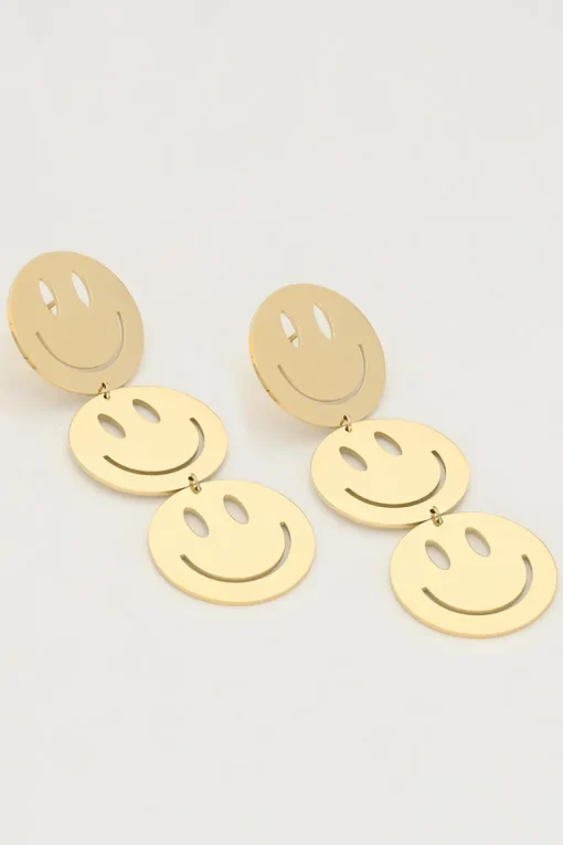 Candy Oorbellen Groot Met Smiley