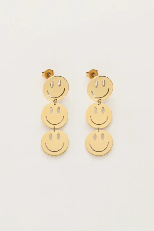 Candy Oorbellen Klein Met Smiley