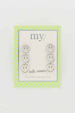 Candy Oorbellen Klein Met Smiley