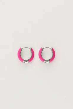 Candy Oorringen Klein Roze