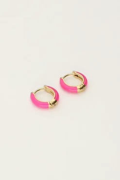Candy Oorringen Klein Roze